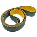 Ремень плоский с полиамидным сердечником 1,0 мм, 800х50х3 мм, зеленый/желтый, минимальный диаметр шкива 115 мм