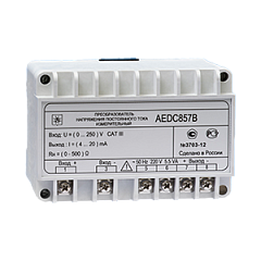 AEDC857C-(500...1000) преобразователь измерит. напряжения постоянного тока в выходной сигнал 0-20 мА