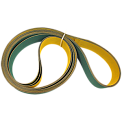 Ремень плоский с полиамидным сердечником 1,5 мм, 5600х175х5 мм, зеленый/желтый, минимальный диаметр шкива 200 мм