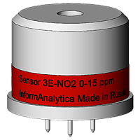 3E-NO2 сенсор электрохимический на диоксид азота, 0-15 ppm