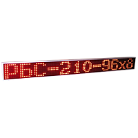 РБС-240-160x16b-R табло-бегущая строка для помещений (красная индикация)