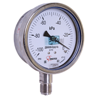 ДВ8008-ВУф-Кс-(-100...0)кПа-кт.1,0-d.100-IP65-M20х1,5-РШ-Б110-УХЛ1 вакуумметр
