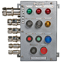 ПВК-Н-ВЭЛ1.1-1ПК-1ПЖ-5-1К(24)-(Н-2БМ-М25)х1-ХЛ1 пост управления кнопочный взрывозащищенный