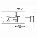 ИПВТ-08, ИВГ-1Н\\Камера проточная для преобразователей, М20х1,5 со штуцерами М16х1,5