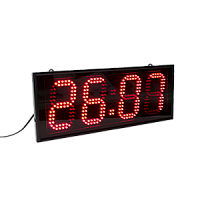 Импульс-413-R часы электронные офисные (красная индикация)