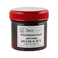 Раствор буферный калибровочный pH=6,86 для pH-метров, 80 мл (ЭкоЮнит)