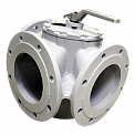 DR150GFLA клапан трехходовой поворотный (PN6, DN150, Kvs630, 2…130°C)