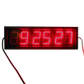 Импульс-408-HMS-T-ER2 часы-термометр электронные уличные (красная индикация)