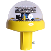 ЗОМ-ППМБ-К-48М огонь заградительный светодиодный проблесковый красный, 48В DC