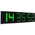Электроника7-2400С6 часы электронные офисные автономные, 0.5 кд (зеленая индикация)