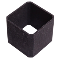 SSQ17x19 переходник полый квадрат на квадрат (17мм х 19мм, высота 20-22мм)