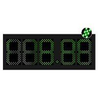 Импульс-627-N16x2-D27x5-EG4-DS-NB табло электронное для АЗС (бескопусное исполнение)