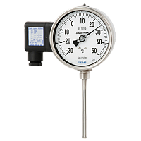 TGT73.100/4-(0...+150°C)-(0...10)B/3пр.-100х10мм-снизу-М20х1,5-кл.т.1,0 термометр манометрический с электрическим выходным сигналом