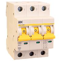 ВА47-60М-3Р-63А-6кА-С выключатель автоматический
