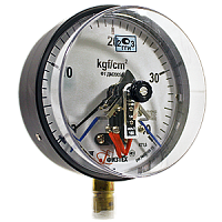 ДМ2005ф-(0-16...60)МПа-кт.1,5-d.160-IP40-M20х1,5-РШ-У2 манометр электроконтактный