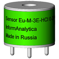Eu-М-3E-HCl сенсор электрохимический на хлороводород 0-20 ppm
