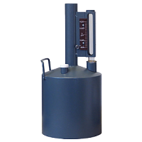 М2Р-5-01-0,1% мерник эталонный 2-го разряда из нержавеющей стали без пеногасителя, верхний слив