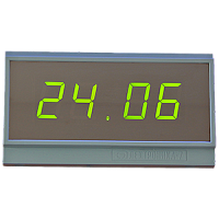 Электроника7-256СМ4 часы электронные офисные вторичные, 0.5 кд (зеленая индикация), NPT-синхронизациея, LAN, питание PPoE