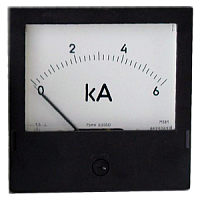 М381.1-(30А...7,5кА) амперметр с наружным шунтом 75 мВ