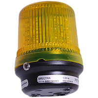 B200LDA230B/Y Spectra маяк светодиодный индикаторный желтый, 90-230V AC, 9 светодиодов