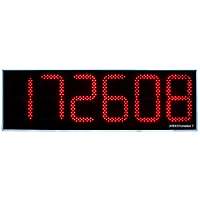 Электроника7-2500С6 часы электронные офисные автономные, 0.5 кд (красная индикация)