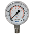 130.15.2-(0-1)бар-снизу-1/4NPT-кл.т.1,6 манометр для чистых сред