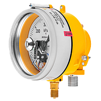 ДМ2005фСг1Exd-исп.V-(0-4)кгс/см2-кт.1,5-d.160-IP54-M20х1,5-РШ-У1 манометр электроконтактный взрывозащищенный