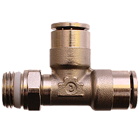 S6440-8-1/4 фитинг цанговый тройник поворотный