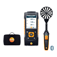 Testo-440 прибор измерения скорости и оценки качества воздуха в помещении, крыльчатка 100 мм