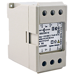 Е855/3ЭС-М-(пит.220В) преобразователь измерительный напряжения переменного тока в выходной сигнал 4-20 мА  (0-125В)