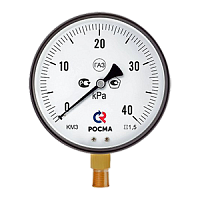 КМ-31Р-(0...2,5-60)кПа-кл.т.1,5 манометр для измерения низких давлений газов