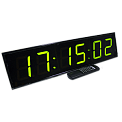 Импульс-NOVA-100-HMS-ETN-NTP-Y часы электронные вторичные офисные (желтая индикация)