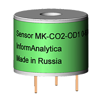 МК-CO2-OD1 сенсор оптический на диоксид углерода, 0-6% об.