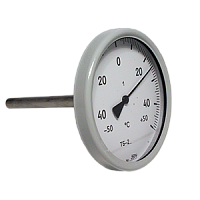 ТБ-2 термометр биметаллический с длиной термобаллона до 200 мм