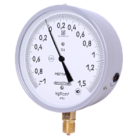 МВПТИ-У2-(-1-0,6...24)кгс/см2-кл.т.1,0 мановакуумметр точных измерений с внешним корректором "0"