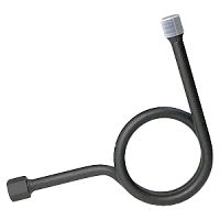 Трубка петлевая угловая (90°) из углеродистой стали (М20х1,5 внутр.- М20х1,5 наружн.)