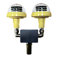 ЗОМ-ППМА1-К-220-2А огонь заградительный светодиодный сдвоенный красный, 220В AC