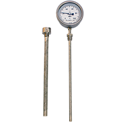 ТБ-2кРп термометр биметаллический с длиной термобаллона от 200 мм (-50...+150, кл.т.1,0, 315, 10, М20х1,5)