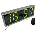 Кварц-3-Ethernet часы электронные автономные офисные (зеленая индикация)