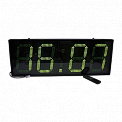 Р-210e-t-G часы-табло электронные уличные дата-термометр повышенной яркости (зеленая индикация)