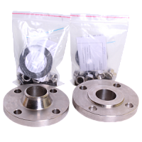 50-25-11-1-E-Ст.12Х18Н10Т-IV ГОСТ33259-2015 фланец с прокладкой ПМБ и крепежным комплектом (шпильки, гайки, шайбы)