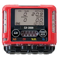 RIKEN-KEIKI-GX-2009-A-Ex-CO-H2S-O2 газоанализатор портативный многокомпонентный