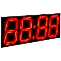 Импульс-431-T-R часы электронные офисные с датчиком температуры воздуха (красная индикация)