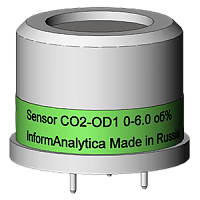 CO2-OD1 сенсор оптический на диоксид углерода, 0-6% об.