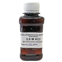 Раствор хлорида калия KCl 3,0М, флакон 125 мл