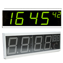 ВЧЦ-100 часы вторичные цифровые с термодатчиком (Красный)