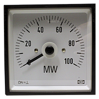WQ96-c, 3W4, 0-100MW, 13800/100V, 6000/5A ваттметр