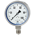 PG23LT.58.100-(0-10)бар-снизу-1/2NPT-кл.т.1,0 манометр гидрозаполненный на низкие температуры окружающей среды