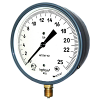 ВПТИ-У2-(-1...0)кгс/см2-кл.т.0,6 вакуумметр точных измерений с внешним корректором "0"