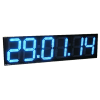 Импульс-431-HMS-T-B часы электронные офисные (синяя индикация)